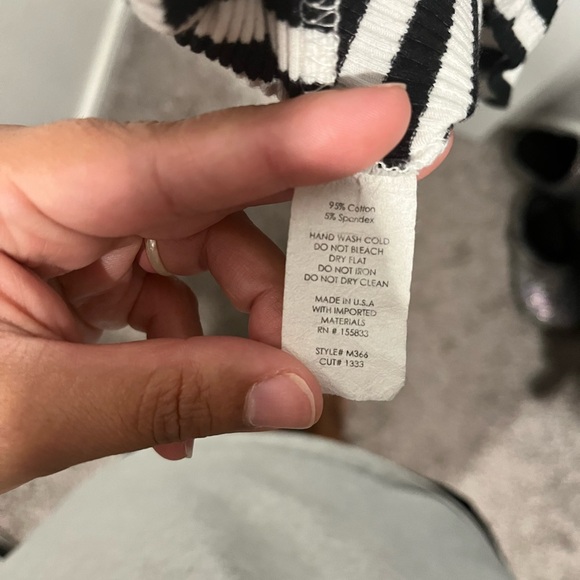 Forever 21 Long Sleeve Striped Dress Stretchy Comfortable Dress Size M - Picture 5 of 6